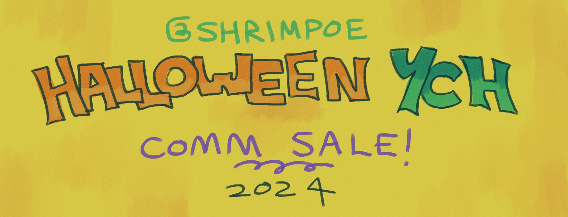 Shrimpoe Halloween YCH Comm Sale 2024